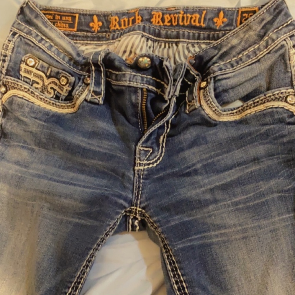 rock revival jeans .